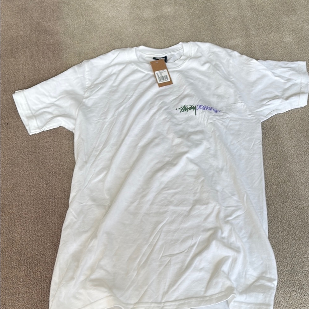 Stussy White Short Sleeve Tee